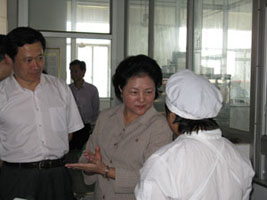 省領(lǐng)導、市領(lǐng)導來我司進行視察、指導